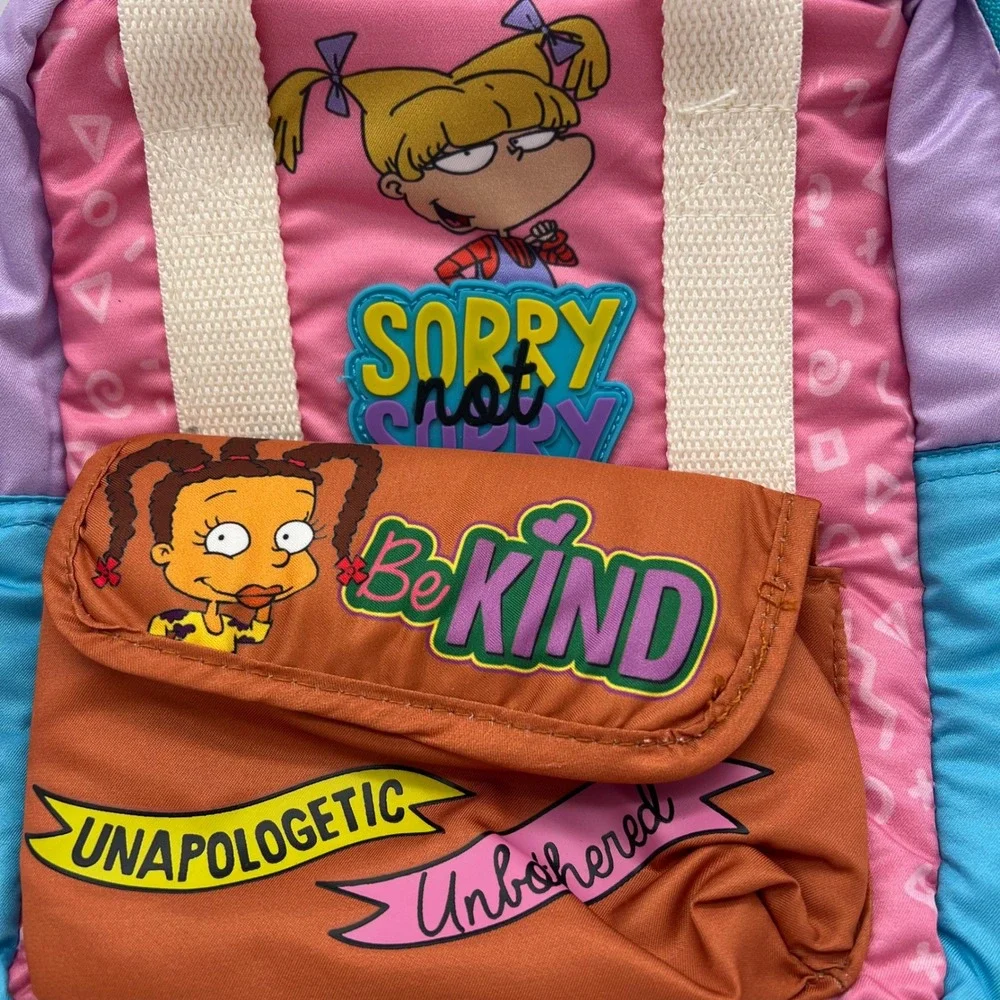 Rugrats Nickelodean Mini Angelica And Susie Backpack Kids Be Kind Colorblock